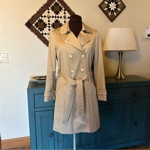 Coach Trench Coat - tan, medium
